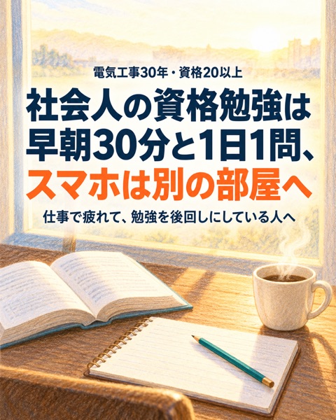 社会人の資格勉強のやり方｜時間がない人でも続く習慣化と環境作り